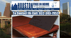 Desktop Screenshot of houstontablepads.com